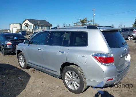 2012 Toyota Highlander Hybrid Limited V6 z USA, uszkodzony, nr VIN JTEDC3EH9C2005064